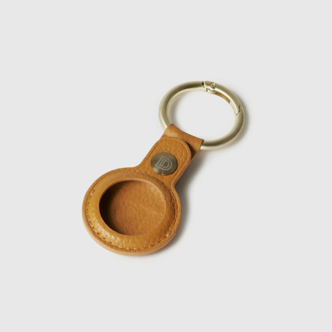 AirTag compatible leather keychain by DOGLOC